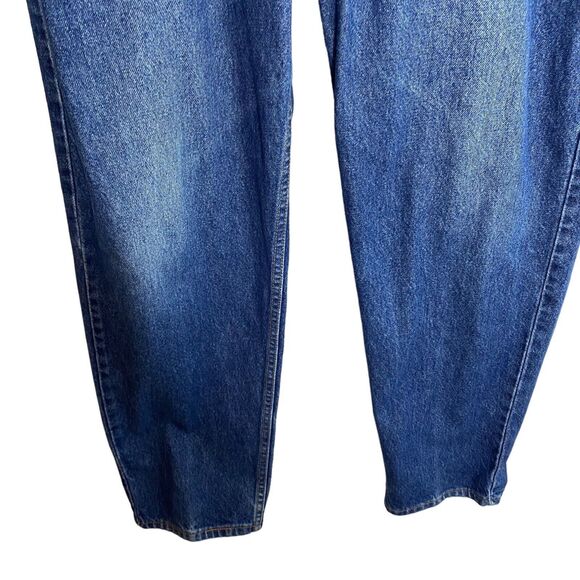 Vintage Levi's 550 1990’s 36x30 Relaxed Fit Tapered Leg Orange Tab Dark Wash - Picture 3 of 11